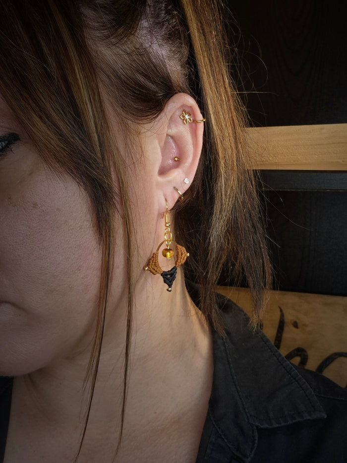 Boucles d'oreilles "Amber"