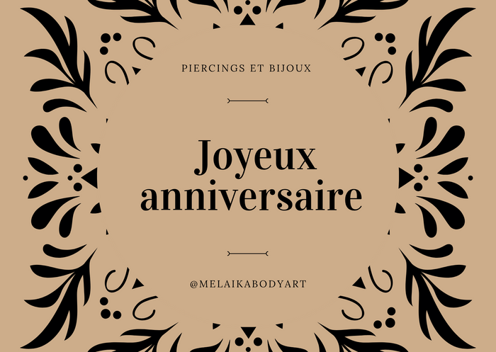 Joyeux anniversaire