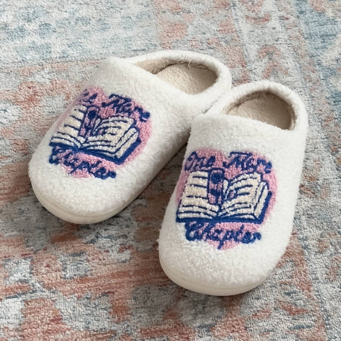 One More Chapter Slippers: Medium (8/9)
