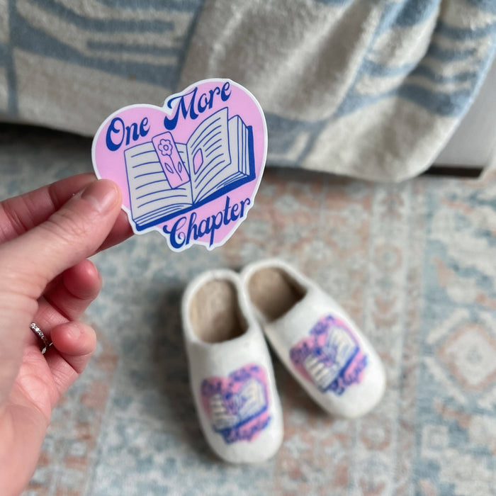 One More Chapter Slippers: Medium (8/9)