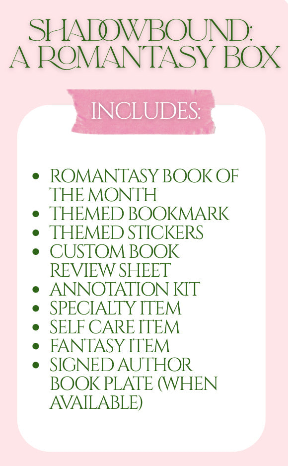 Shadowbound: A Romantasy Box (July)