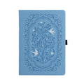 Songbird In Blue Dot Grid Notebook: Dot Grid / B5: 160 Pages