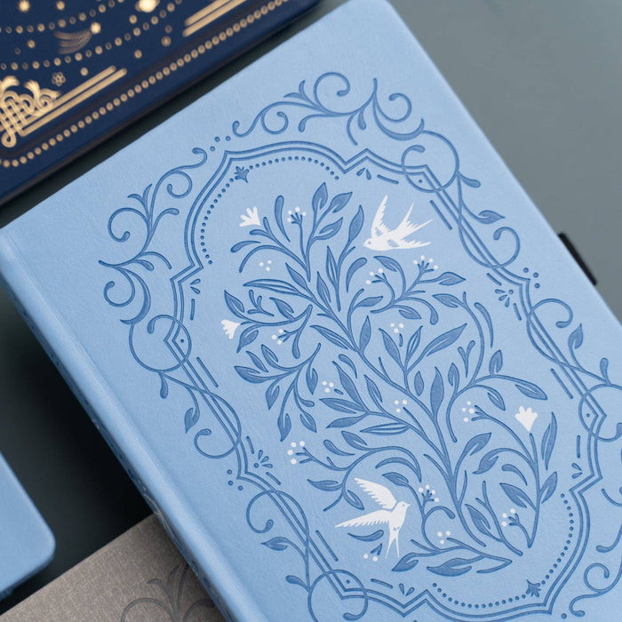 Songbird In Blue Dot Grid Notebook: Dot Grid / B5: 160 Pages