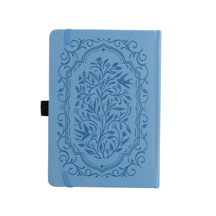 Songbird In Blue Dot Grid Notebook: Dot Grid / B5: 160 Pages