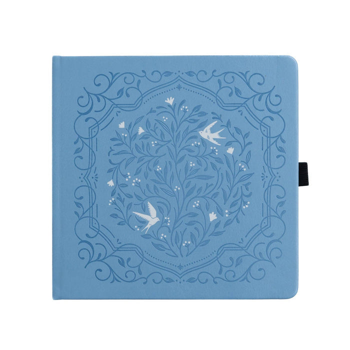 Songbird In Blue Dot Grid Notebook: Dot Grid / B5: 160 Pages