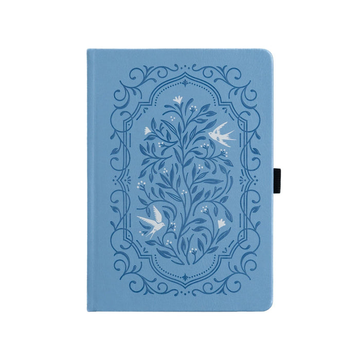 Songbird In Blue Dot Grid Notebook: Dot Grid / B5: 160 Pages
