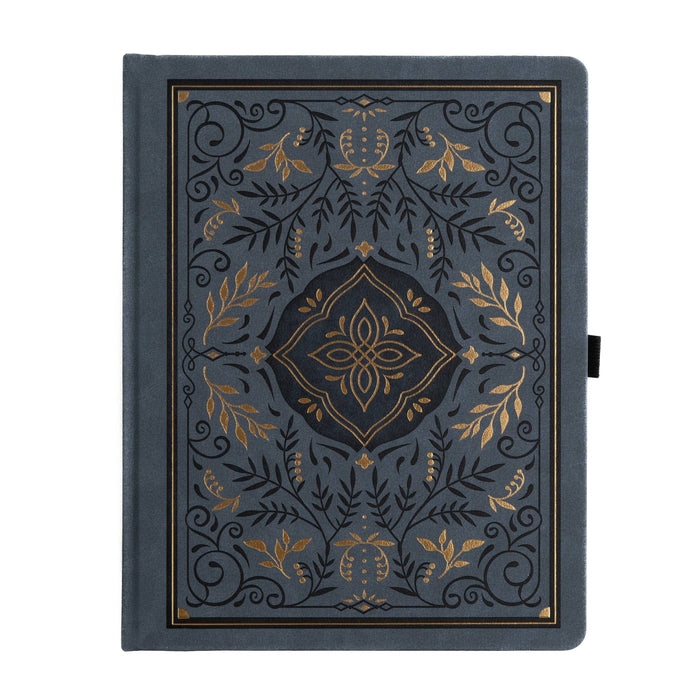 Storybook in Navy: Dot Grid / B5: 160 Pages