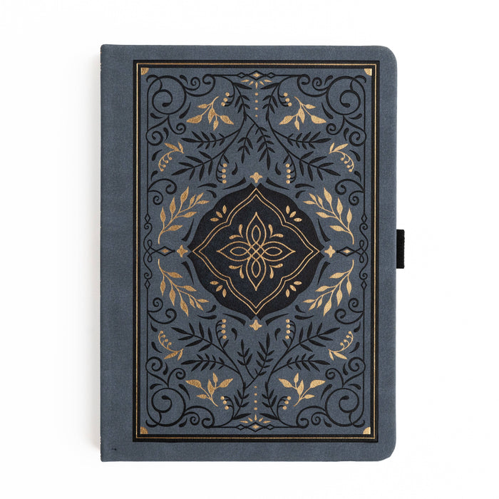 Storybook in Navy: Dot Grid / B5: 160 Pages