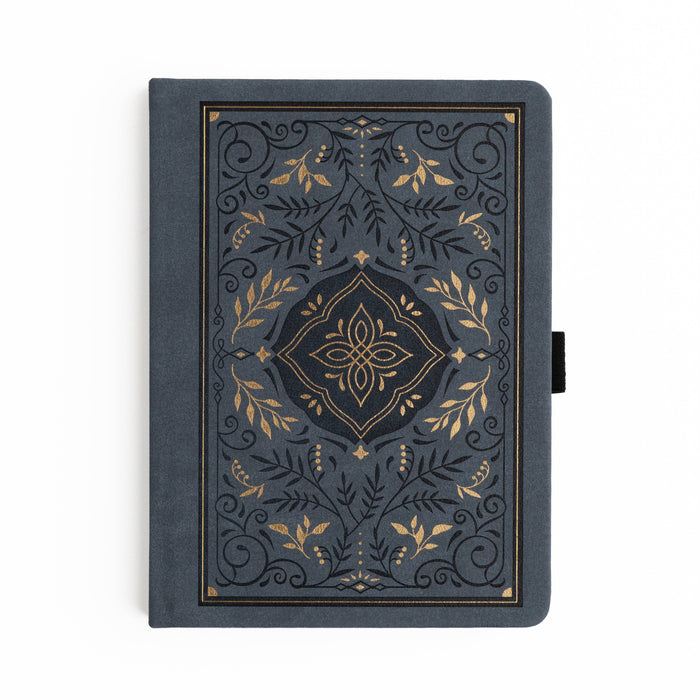 Storybook in Navy: Dot Grid / B5: 160 Pages